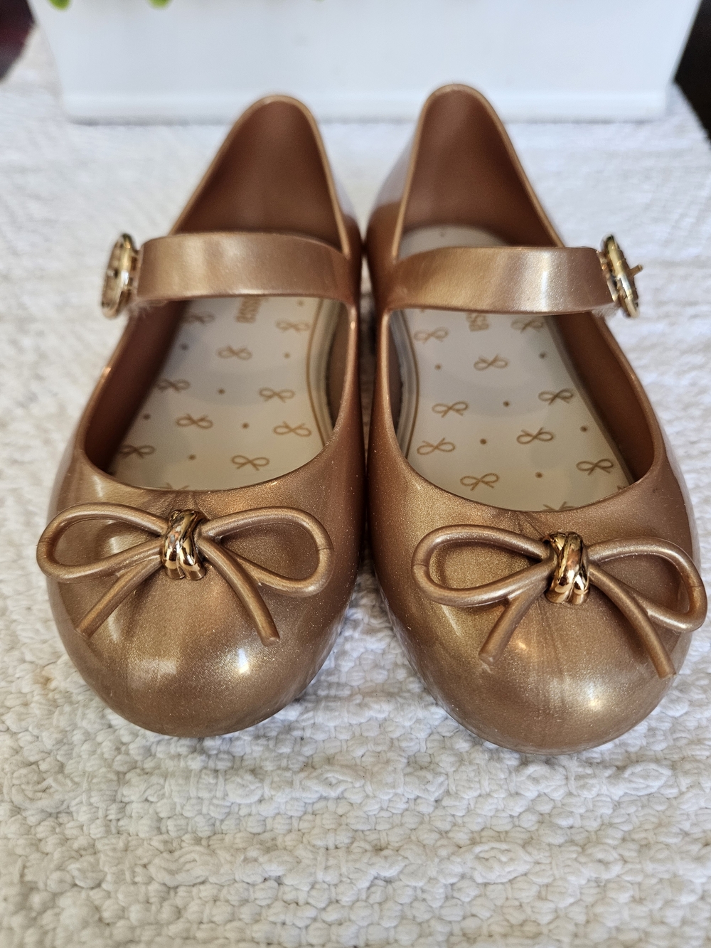 Mini Melissa Sweet Love Mary Jane jelly flats